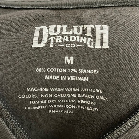 Duluth Trading Company Full Zip Top Close Fitting shirt Jacket Size M - Picture 13 of 14